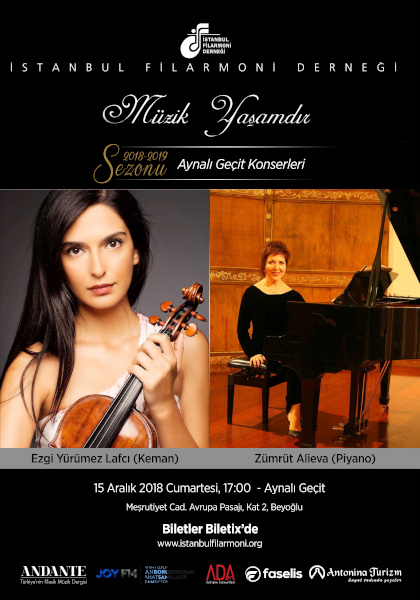 15 Aralık 2018 Keman-Piyano Resitali
program kitapçığı
