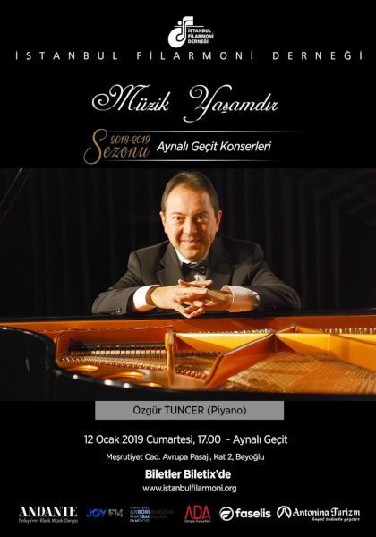 12 Ocak 2019 Piyano Resitali
program kitapçığı