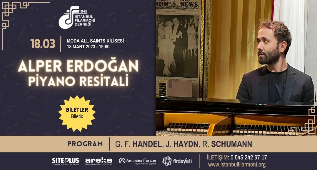 Alper Erdoğan Piyano Resitali, 18 Mart 2023